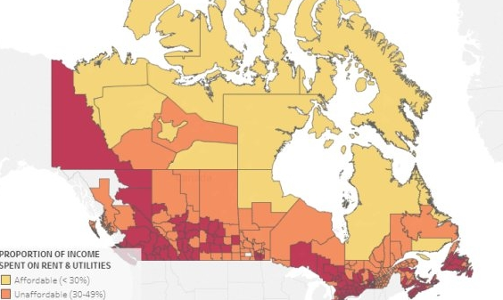 危机：1/5加拿大租房者 须把过半收入用于租房